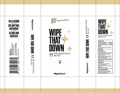 Ndc 79650-016-60; 255 mL (Wipe That Down 60pcs Antibacterial Wipes)